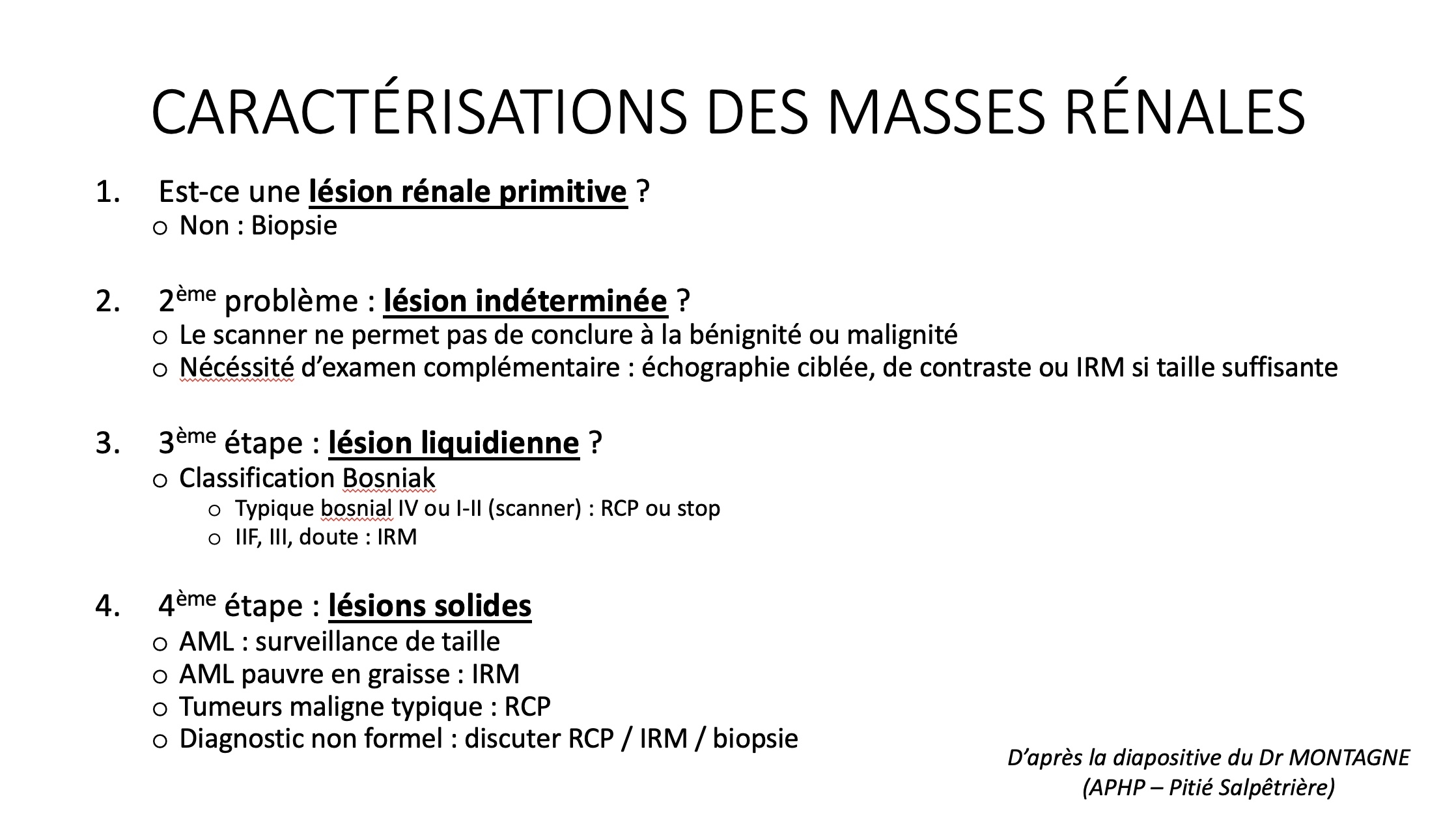 masses rénales