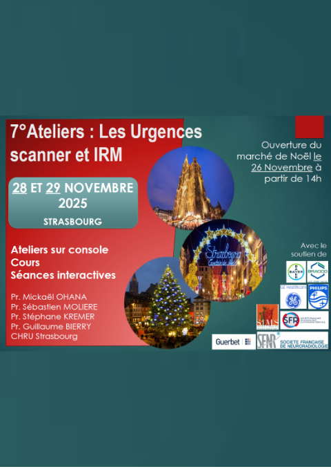7° Ateliers : Les Urgences scanner et IRM